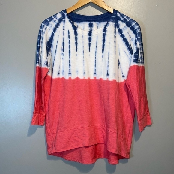 Sonoma Tops - Sonoma Red white and blue tie dye shirt